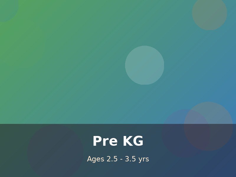 Pre KG